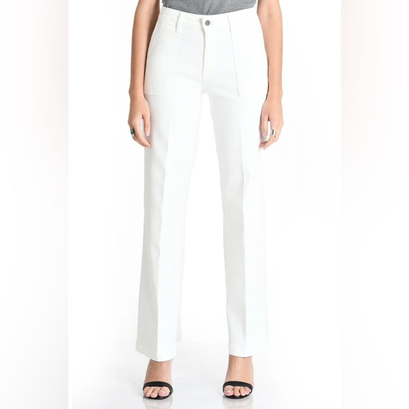 Fidelity Denim JONI REGAL WHITE Jeans/ Utility Pants | NEW/NWT!!! 💜👖💜👖 - Picture 1 of 11